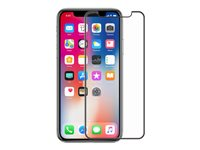 Screenor Premium Full Cover - Näytön suojus tuotteelle matkapuhelin - lasi - kehyksen väri musta malleihin Apple iPhone 12, 12 Pro 16034