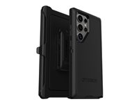OtterBox Defender Series - Takakansi matkapuhelimelle - rosoinen - polykarbonaatti, termoplastinen elastomeeri (TPE) - musta malleihin Samsung Galaxy S24 Ultra 77-94495