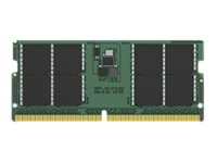 Kingston - DDR5 - pakkaus - 64 Gt: 2 x 32 Gt - 262-nastainen SO-DIMM - 5600 MHz / PC5-44800 - CL46 - 1.1 V - puskuroimaton - ECC KCP556SD8K2-64