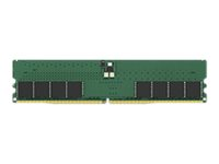 Kingston - DDR5 - pakkaus - 64 Gt: 2 x 32 Gt - DIMM 288 nastaa - 4800 MHz / PC5-38400 - CL40 - 1.1 V - puskuroimaton - non-ECC malleihin Dell OptiPlex 7000; Lenovo ThinkCentre M80s Gen 3; M80t Gen 3; M90s Gen 3; M90t Gen 3 KCP548UD8K2-64