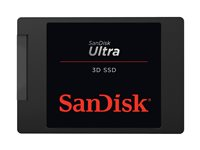 SanDisk Ultra 3D - SSD - 500 GB - sisäinen - 2.5" - SATA 6Gb/s SDSSDH3-500G-G26