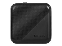 Targus - Verkkosovitin - GaN - 100 watti(a) - PD - 4 lähtöliittimet (2 USB-C:tä, 2 x 9 pin USB Type A) - musta APA109GL