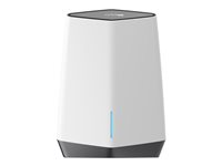 NETGEAR Orbi Pro WiFi 6 - AX6000 Tri-band WiFi System - Langaton reititin 4-porttinen kytkin - 1GbE, 2.5GbE - Wi-Fi 6 - kolmikaistainen - seinään asennettava, kattoon asennettava SXR80-100EUS