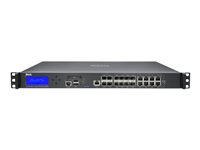 SonicWall SuperMassive 9200 - Turvalaite - rajoitettu käyttöoikeus - 10GbE - 1U - SonicWALL Secure Upgrade Plus Program (2 vuoden vaihtoehto) - telineeseen asennettava 01-SSC-1063