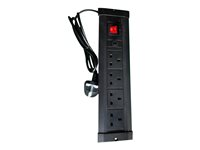 Multibrackets M Public Display Stand Power Rail - Jatkojohto - Yhdistynyt kuningaskunta - musta 7350022739512