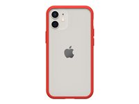 OtterBox React Series - Takakansi matkapuhelimelle - MagSafe-yhteensopiva - power red malleihin Apple iPhone 12 mini 77-81058