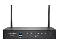 SonicWall TZ270W - Essential Edition - turvalaite - 1GbE - Wi-Fi 5 - 2.4 GHz, 5 GHz - SonicWALL Secure Upgrade Plus Program (2 vuoden vaihtoehto) - pöytä 02-SSC-6860
