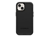 OtterBox Defender Series - Takakansi matkapuhelimelle - MagSafe-yhteensopiva - polykarbonaatti, synteettinen kumi - musta malleihin Apple iPhone 15 Pro Max 77-92549
