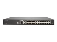 SonicWall NSa 6650 - Advanced Edition - turvalaite - 10GbE, 2.5GbE - 1U - SonicWALL Secure Upgrade Plus Program (2 vuoden vaihtoehto) - telineeseen asennettava 01-SSC-2214