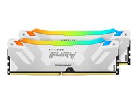 Kingston FURY Renegade - DDR5 - pakkaus - 32 Gt: 2 x 16 Gt - DIMM 288 nastaa - 7200 MHz / PC5-57600 - CL38 - 1.45 V - on-die ECC KF572C38RWAK2-32