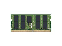 Kingston - DDR4 - moduuli - 16 Gt - SO-DIMM 260-pin - 3200 MHz / PC4-25600 - CL22 - 1.2 V - puskuroimaton - ECC malleihin Lenovo ThinkPad P1 Gen 4 20Y3, 20Y4 KTL-TN432E/16G